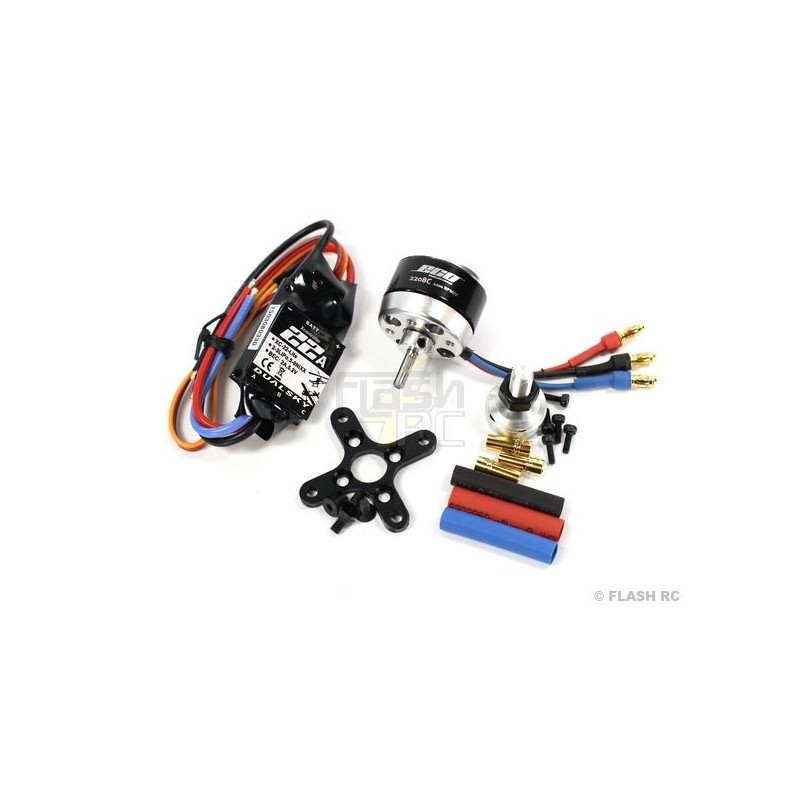 Combo Eco 2308C V2 1180kv (44g, 150W) + Controlador Lite 22A