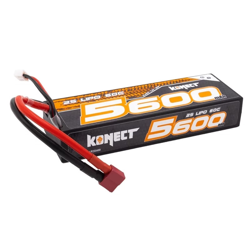 Akku LiPo 2S 7.4V 5600mah 60C Konect Dean