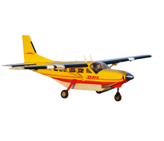 Avión VQ Modelo Cessna 208 Grand Caravan 55 tamaño EP-GP Aircargo versión 3S