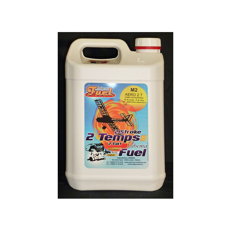 Aero fuel M2 5l. semisintetico 5% nitro /18% olio Labema