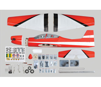 Avión Phoenix Modelo_TUCANO_1,58 m_ARF .46 -.55