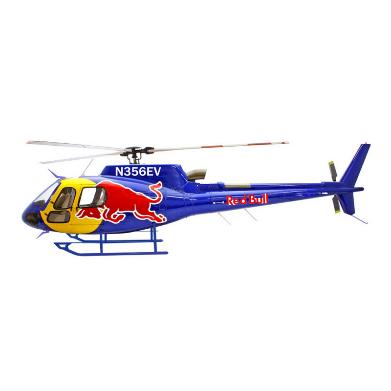 Fuselage Helicoptère - Taille 700 - AS 350 - Red Bull version 2