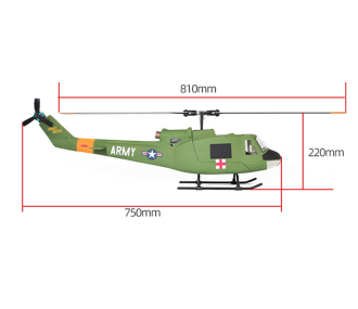 FLY WING - Helicoptère RC UH-1- RTF