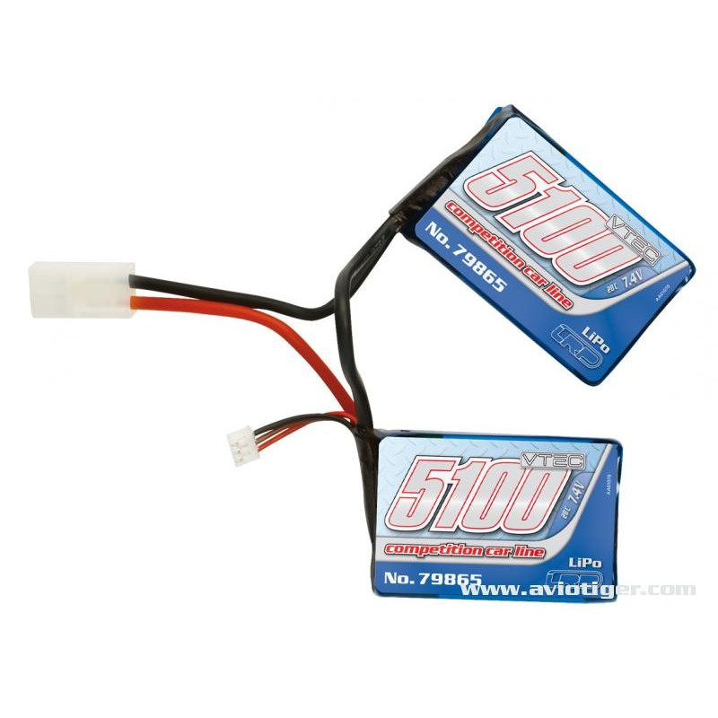 Batterie / Accu LIPO 5100 28C 7.4V 2S CAR 