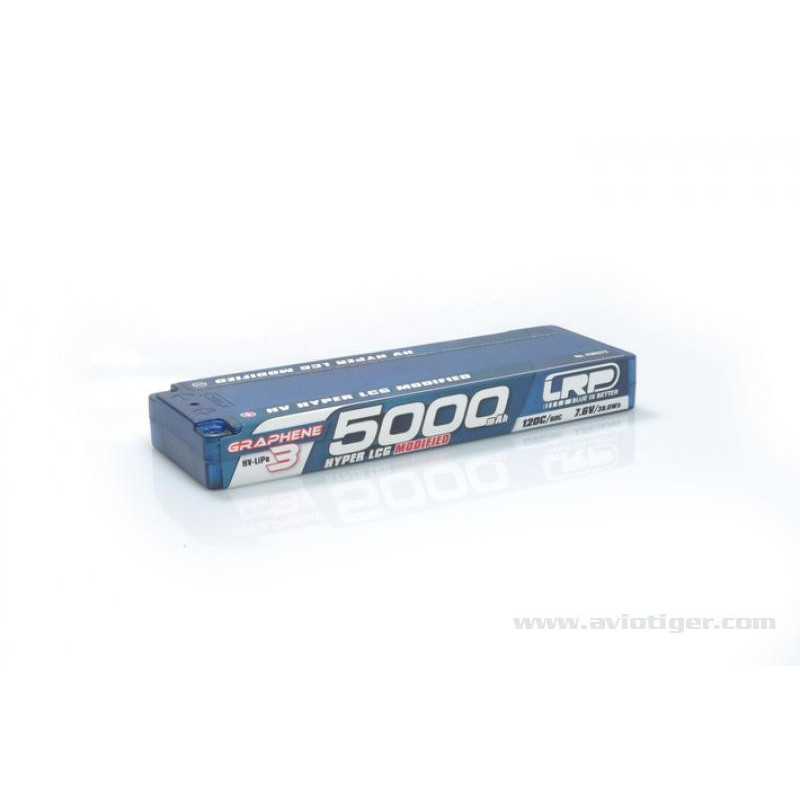 Batterie / Accu LIPO 7.6V 5000 HV LCG GRAPHENE 3 120C/60C MODIFIE 