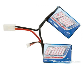 Batterie / Accu LIPO 5100 28C 7.4V 2S CAR 