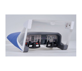 FMS Cessna 182 1500mm PNP (blu)