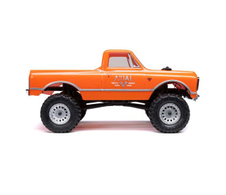 1/24 SCX24 1967 Chevrolet C10 4WD Camión Cepillado RTR, Naranja