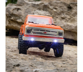 1/24 SCX24 1967 Chevrolet C10 4WD Camión Cepillado RTR, Naranja