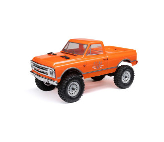 1/24 SCX24 1967 Chevrolet C10 4WD Camión Cepillado RTR, Naranja