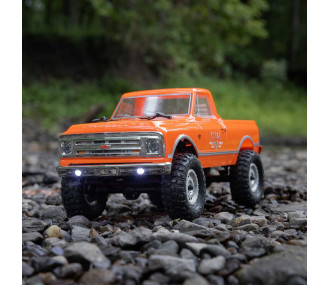 1/24 SCX24 1967 Chevrolet C10 4WD Camión Cepillado RTR, Naranja