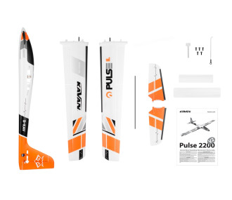 KAVAN Pulse Naranja 2200mm PNP parapente