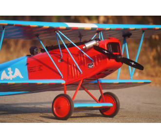 Modello VQ Fokker D.VII .120 misura EP-GP - Blu e rosso