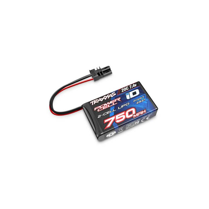 Batteria Lipo Traxxas 7.4V 2S 750mAh ID - 2821