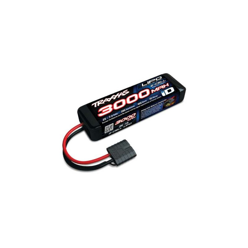 Traxxas Batterie Lipo 7.4V 2S 3000mAh ID -  2827X