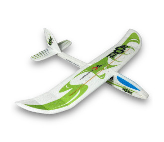 Planeur RC Factory Rookie Vert env. 0.88m