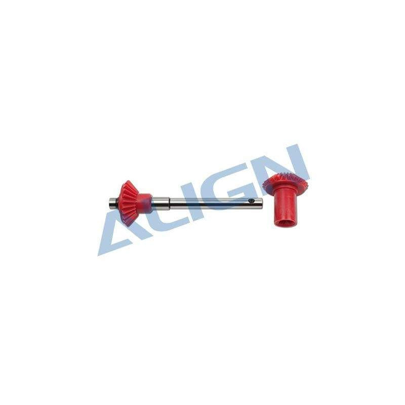 HN7042BT - Tail shaft with pinion - TREX 700 Align