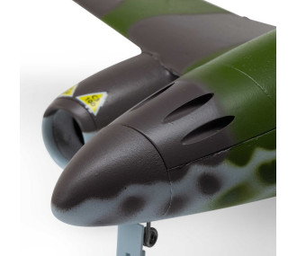 Avión - UMX Me 262 30mm EDF Jet BNF Basic con AS3X y SAFE Select, 660mm