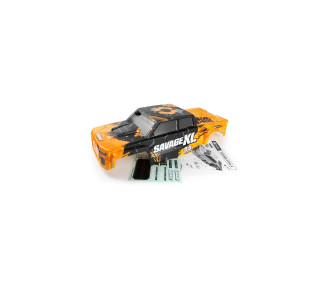 CARROSSERIE GTXL-6 KINGCAB PEINTE (ORANGE/NOIRE)