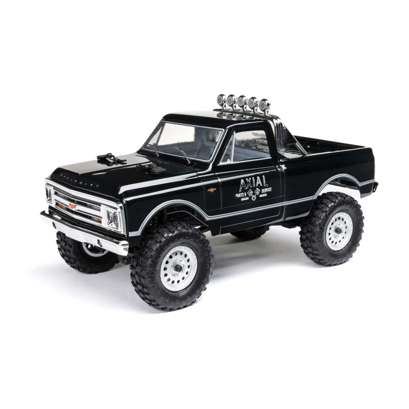 1/24 SCX24 1967 Chevrolet C10 4WD Brushed Truck RTR, Black