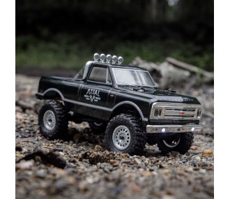 1/24 SCX24 1967 Chevrolet C10 4WD Camión Cepillado RTR, Negro