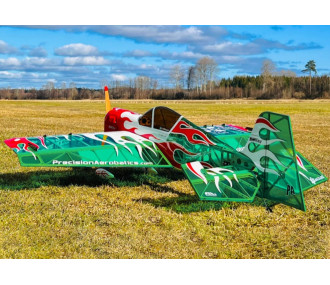 Precision Aerobatics Addiction X (V3) green ARF approx.1.27m - with LEDs