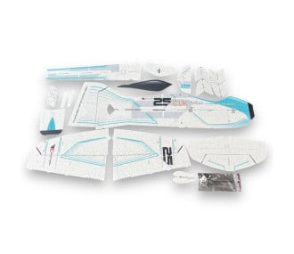 Aereo RC Fabbrica Clik 25 Blu ca. 0,84 m