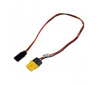 Charging cable XT60 female servo jack JR/UNI (30cm)