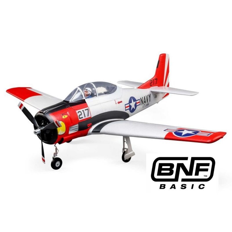 Flugzeug E-flite T-28 Trojan BNF basic AS3X und Smart ca.1.20m