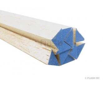 Palo triangular Balsa 8x8 AIR LOISIRS